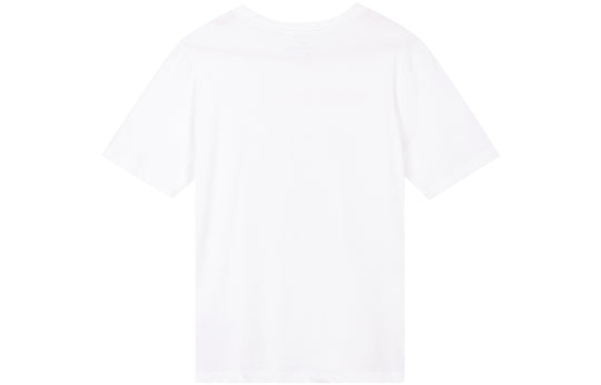 Nike Sportswear Printing Pattern Round Neck Short Sleeve White CT6885 ...