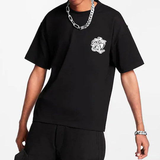 Louis Vuitton Black Jersey Smoke Print T-Shirt XL Louis Vuitton