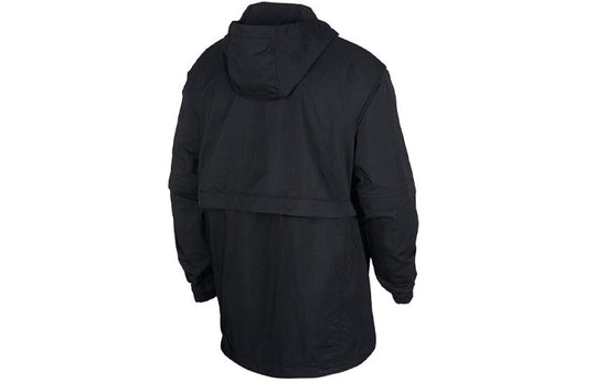 Men's Nike Logo Printing Big Pocket Sports Hooded Jacket CT2197-010