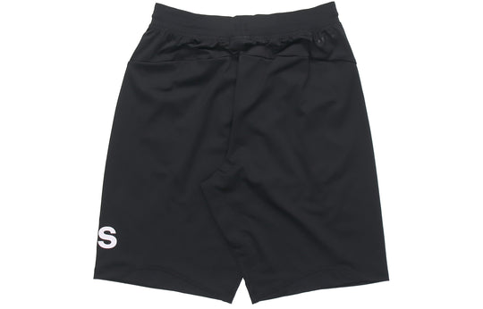 adidas Sports Slogan Knitted Shorts Men Black DU1592