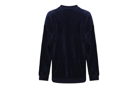 (WMNS) adidas originals Crew Round-neck Sweatshirt Blue GD2285