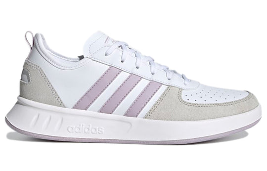 (WMNS) adidas Court 80s 'White Gray Purple' EE9832
