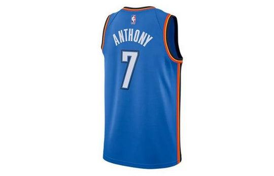Nike ICON EDITION NBA Anthony Oklahoma City Thunder limited SW Jersey Blue 864497-411