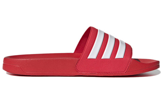 adidas Adilette Shower Slides 'Scarlet White' FY7815 - KICKS CREW