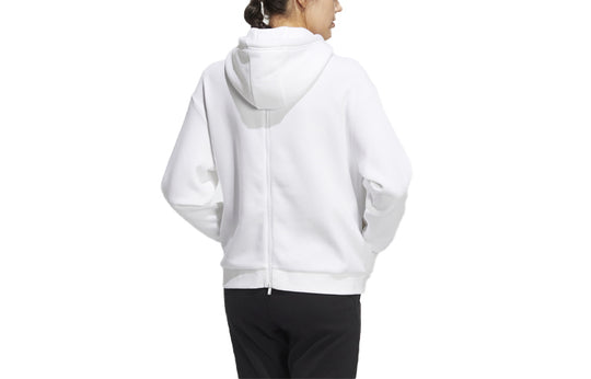 (WMNS) adidas x Transformers Crossover Solid Color Hoodie White HM7461
