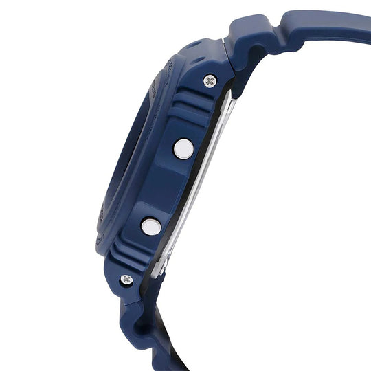 Men's CASIO G Shock DW Series Blue Resin Strap Waterproof Watch Mens Digital DW-5700BBM-2 Watches - KICKSCREW