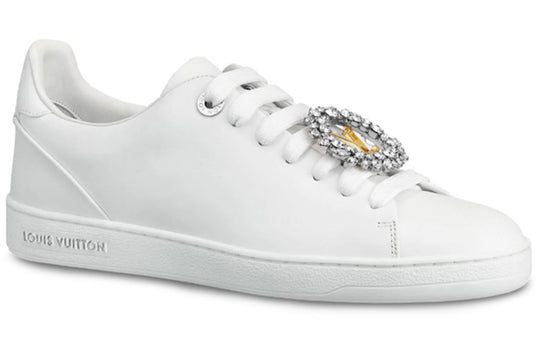 Louis Vuitton WMNS Frontrow Sports Shoes White 1A5MH9 Fashion Skate Shoes - KICKSCREW