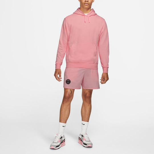 Men's Nike Paris Saint-Germain French Terry Athleisure Casual Sports Drawstring Pink CZ7515-658