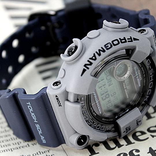 Men's CASIO G Shock FROGMAN Series Watch Mens Blue Digital GF-8250ER-2JF Watches - KICKSCREW