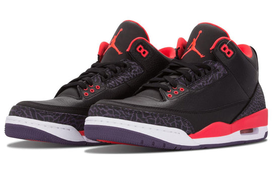 Air Jordan 3 Retro 'Crimson' 136064-005 Retro Basketball Shoes  -  KICKS CREW