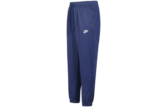 Nike Nsw Spe Wvn Athleisure Casual Sports Woven Bundle Feet Long Pants Navy Blue DD5311-410