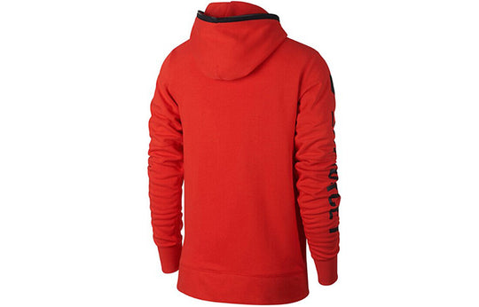 Men's Nike Air Force1 Hooded Jacket Red AJ0785-634