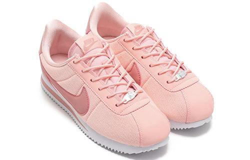 nike cortez pink and white