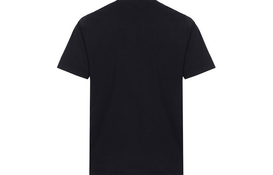 Men's KENZO Tiger Head Pattern Loose Round Neck Short Sleeve Black T-Shirt FA55TS5004YA