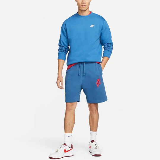Men's Nike Sportswear Sports French Terry Shorts Dark Sea Blue DM6878 ...