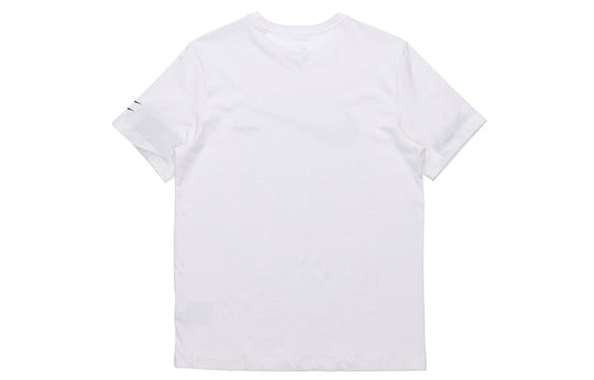 Nike Sportswear Swoosh Logo Cuff Short Sleeve White CK2253-100