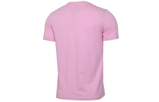 PUMA Breathable Sports Loose Round Neck Short Sleeve Pink Red 579405-21