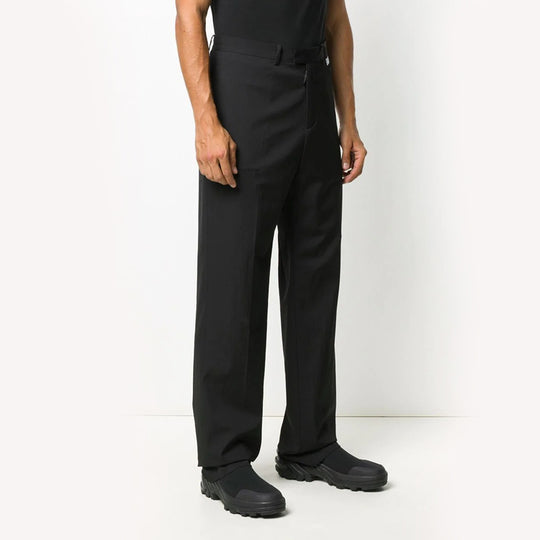 OFF-WHITE FORMAL PANT BLACK NO COLOR FW20 Formal Trousers Men Black OMCA134E20FAB0011000 Casual Pants - KICKSCREW