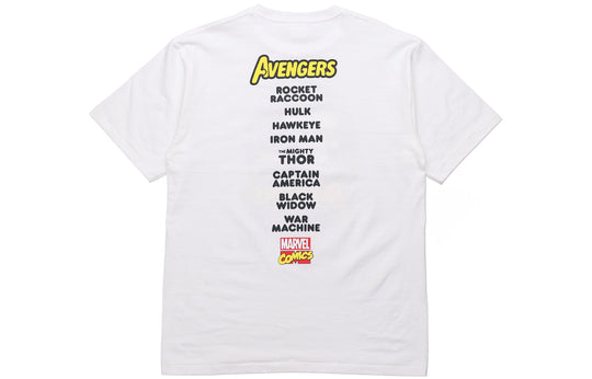 Men's BAPE X Marvel Avengers Ape Head Tee Crossover Large Printing