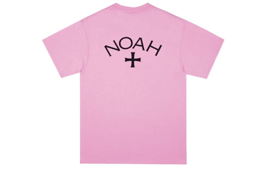 NOAH Summer Core Logo Tee Short Sleeve Unisex Pink T15SS20NPK