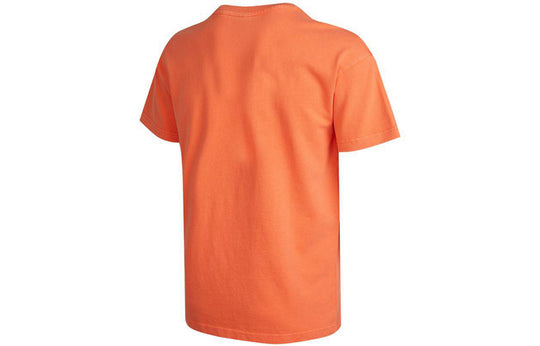 Men's Nike Sportswear Heritage Essentials Logo Printing Knit Sports Short Sleeve Orange T-Shirt DA0034-842