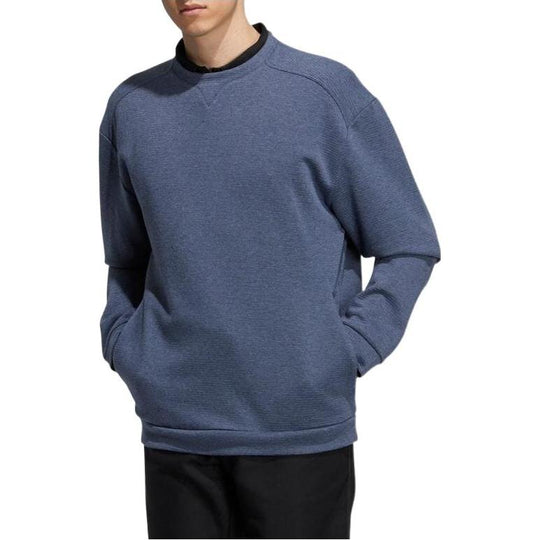 adidas Solid Color Cozy Pullover Sports Long Sleeves Hoodie Men's Blue ...