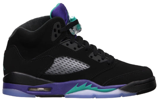 (GS) Air Jordan 5 Retro 'Black Grape' 440888-007 Big Kids Basketball Shoes  -  KICKS CREW