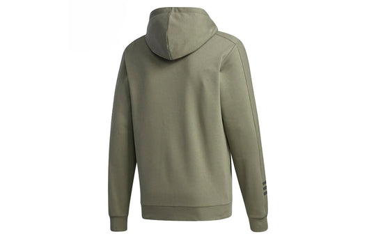 adidas E COMF HD SWT Casual Sports Hooded Sweater Men Army Green GD5446