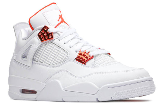 (GS) Air Jordan 4 Retro 'Orange Metallic' 408452-118 Big Kids Basketball Shoes  -  KICKS CREW