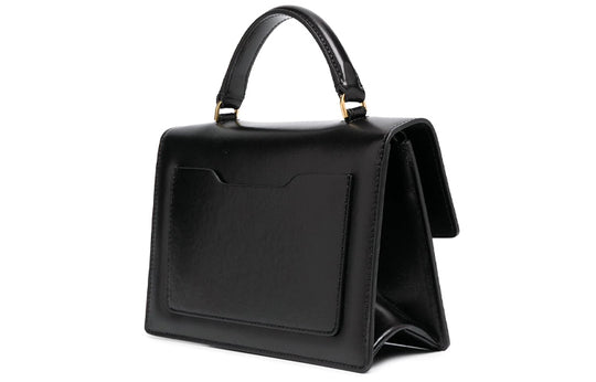 OFF-WHITE Twist Jitney 1.4 Leather Black Handbag OWNA092R21LEA0031000 Shoulder Bags - KICKSCREW