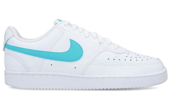 (WMNS) Nike Court Vision Low Shoes For White/Navy CD5434-102-KICKS CREW