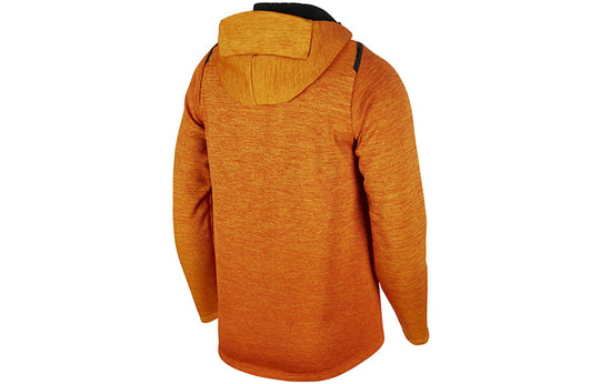 Men's Nike Thrma Sphr Fleece Stay Warm Athleisure Casual Sports Hooded Jacket Orange 932039-893 Jacket - KICKSCREW
