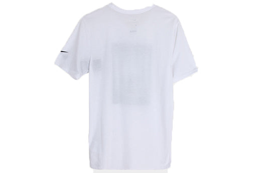 Nike KD Durant Basketball Training hygroscopic Sweat-Wicking Short Sleeve White 857900-100