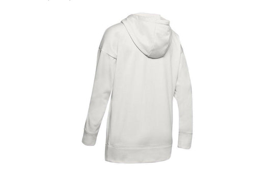 Under Armour Fleece Logo Printing Sweatshirt White 1344391-112