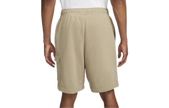 Nike Sportswear Club Cargo Big Pocket Solid Color Sports Shorts Khaki DD7015-247