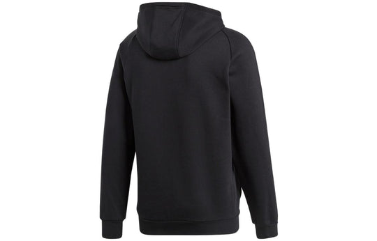 adidas Colorblock Stay Warm Fleece Lined Hooded Long Sleeves Hoodie Men's Black CE9068