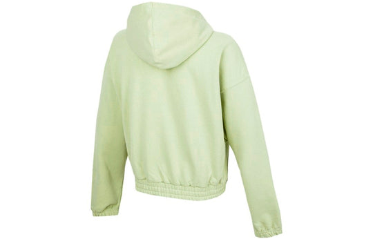 (WMNS) Air Jordan Casual Knit Loose hoodie Short 'Green' DD6999-371