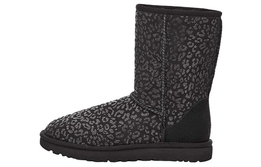 (WMNS) UGG Snow Leopards Boots 'Black' 9405855-BLK