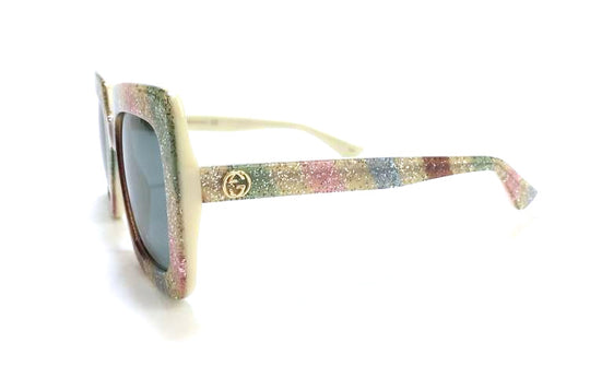 GUCCI square frame Sunglasses Multi-Color Pink GG0328S-004 Sunglasses - KICKSCREW
