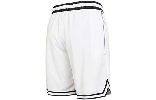 Nike Dri-Fit DNA Logo Printing Stripe Drawstring Lacing Sports Shorts White DH7161-100