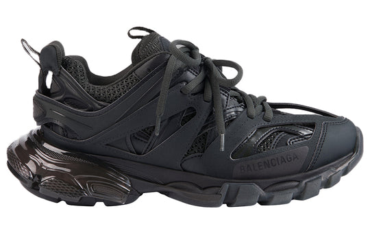 (WMNS) Balenciaga Track Clear Sole Low-Top Nylon Sports Shoes Black 64 ...