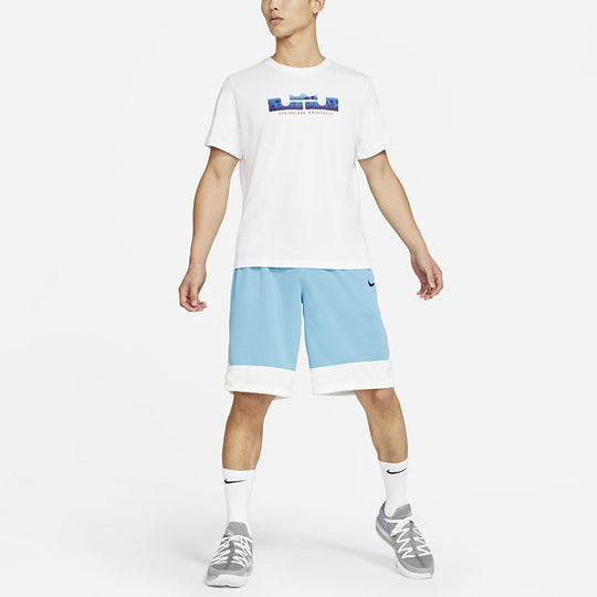 Men's Nike Dri-fit Lebron Casual Sports Basketball Short Sleeve T-Shirt DB6179-100