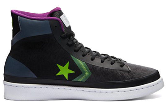 Converse Pro Leather High 'Miami Vibez - Gravel Bold Wasabi' 170757C Basketball Shoes/Sneakers  -  KICKS CREW