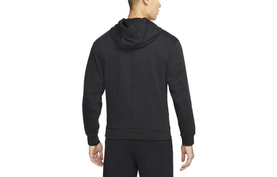 Men's Nike Solid Color Logo Printing Hooded Long Sleeves Black DA5712-010