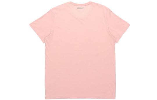 adidas neo M Faves Tee Sports Short Sleeve Pink GL1192