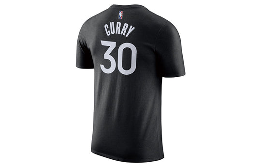 Nike DRI-FIT NBA Golden State Warriors Curry 30 Short Sleeve Black BV8762-018