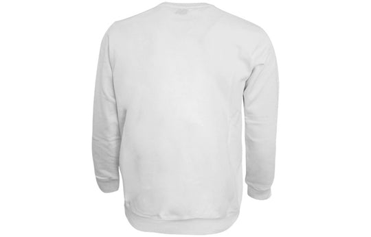 New Balance Men's New Balance Athleisure Casual Sports Knit Round Neck Pullover White NC91E041-WT