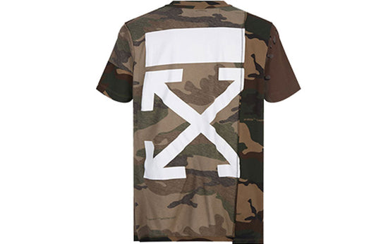 Off-White Camouflage Reconstructured Camo Short Sleeve OMAA056F181850429901