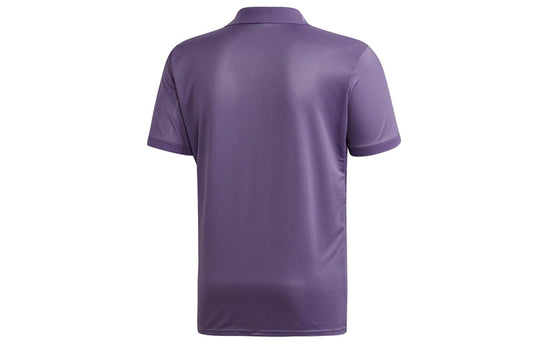 Men's adidas Tennis Sports Lapel polo Purple Polo Shirt FM0228