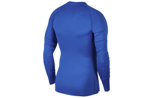 Nike Pro Tight Training Quick Dry Breathable Long Sleeves Gym Clothes Blue BV5589-480